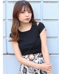 MURUA | ウェーブカットニットタンク(タンクトップ)