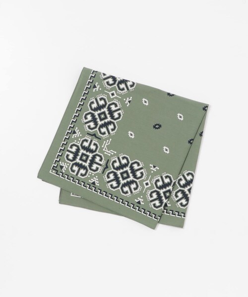 URBAN RESEARCH DOORS(アーバンリサーチドアーズ)の「LIFE STYLE TAILOR コットンシルクネッカチーフ(ハンカチ/ハンドタオル・メンズ・BROWN/BLACK/NAVY/KHAKI・-)」の4枚目の写真