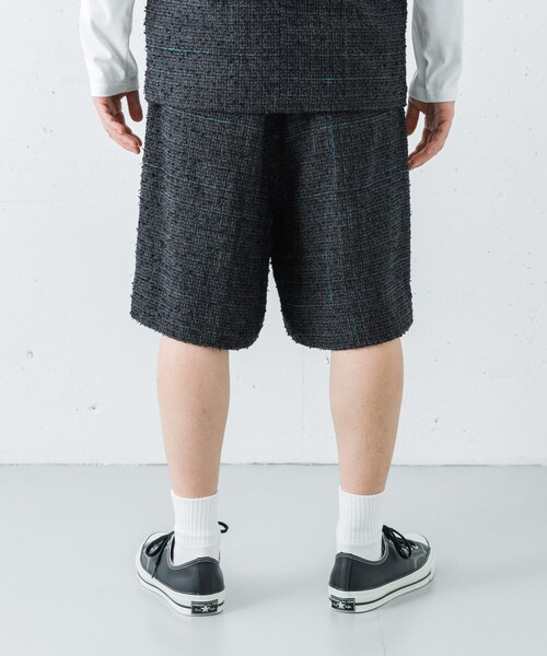 URBAN RESEARCH(アーバンリサーチ)の「SEEALL CLASSIC WIDE SHORTS(その他パンツ・メンズ・BLK WATCH・3/4)」の3枚目の写真