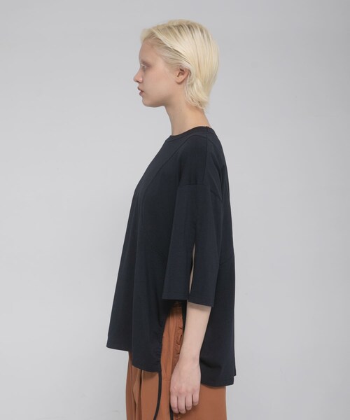LAATO（ラート）の「shirring over tee（Tシャツ/カットソー・レディース・マロン/ミッドナイト/エッグ・Free）」の17枚目の写真