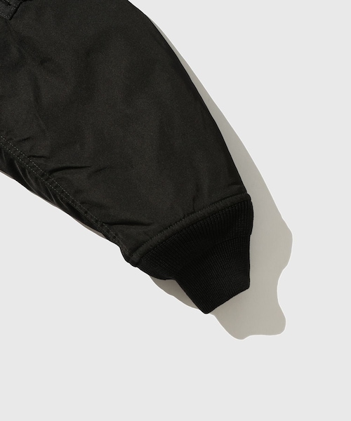 ADAM ET ROPE'（アダムエロペ）の「【MARKAWARE/マーカウェア】SILK HEAVY TWILL MA-1（MA-1・メンズ・ブラック・1/2）」の6枚目の写真
