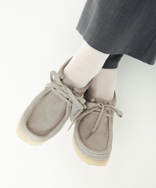 URBAN RESEARCH（アーバンリサーチ）の「CLARKS　EXCLUSIVE WALLABEE（その他シューズ・レディース・P GREY SDE・4/4.5/5/5.5）」の3枚目の写真