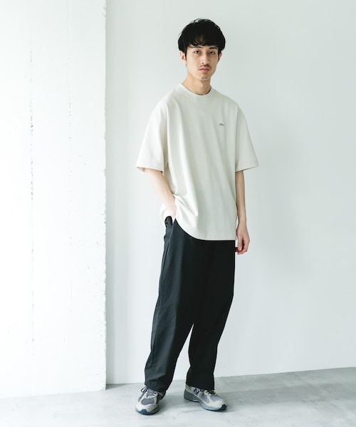URBAN RESEARCH DOORS(アーバンリサーチドアーズ)の「『別注』LACOSTE×DOORS MOSS STITCH SHORT-SLEEVE T-SHIRTS(Tシャツ/カットソー・メンズ・HAMMAM/SOJA/BUFFALO/GRAPHITE・3/4/5)」の11枚目の写真