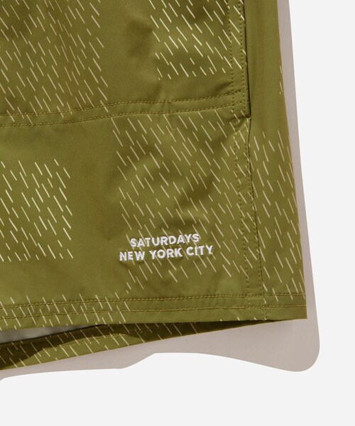 Saturdays NYC（サタデーズ ニューヨークシティ ）の「Talley Tuahine Swim Short（水着・メンズ・オフホワイト/キャメル・L/M/S/XL/XS）」の16枚目の写真