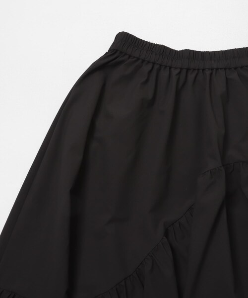 SENSE OF PLACE by URBAN RESEARCH(センスオブプレイスバイアーバンリサーチ)の「アシメキリカエギャザースカート(スカート・レディース・OFF WHITE/BLACK/BEIGE・One)」の20枚目の写真