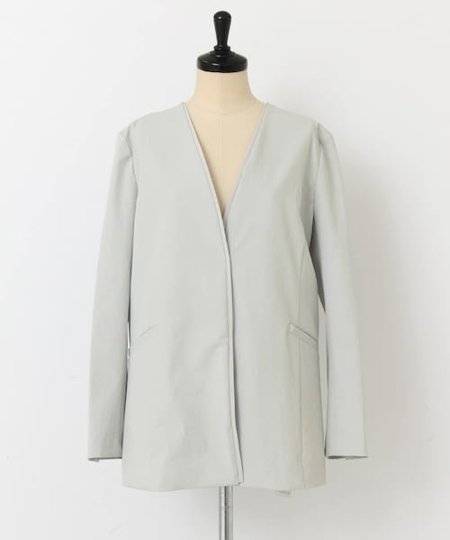 2025 タグ付属 新品同様 リラクス ウールギャバジン ダブルブレストコート