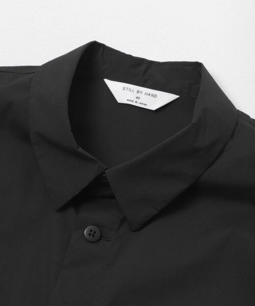 URBAN RESEARCH DOORS(アーバンリサーチドアーズ)の「STILL BY HAND ナイロンレギュラーカラーシャツ(シャツ/ブラウス・メンズ・BLACK/CHARCOAL/GREIGE・46/48)」の9枚目の写真