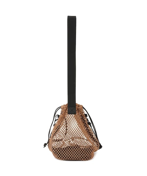 ADAM ET ROPE'(アダムエロペ)の「【Speedo(スピード)】Mesh Purse Bag(ショルダーバッグ・レディース・ブラック/キャメル・F)」の5枚目の写真