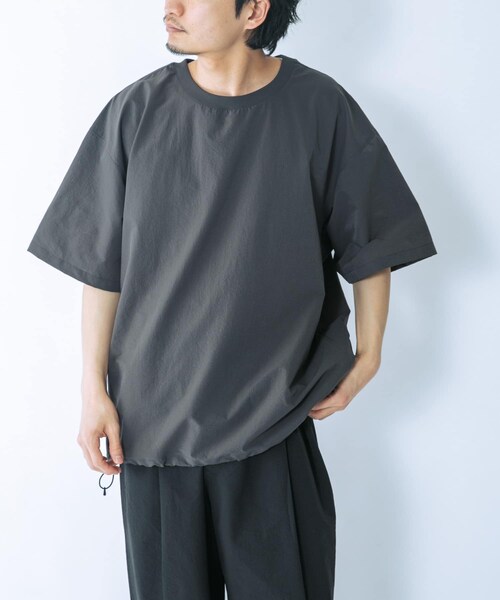 EKAL（エカル）の「DOT AIR SHORT-SLEEVE PULLOVER（Tシャツ/カットソー・メンズ・ネイビー/ブラック/チャコール/ブラウン・M/L）」の20枚目の写真