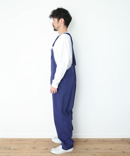 URBAN RESEARCH Sonny Label（アーバンリサーチサニーレーベル）の「ARMY TWILL　LightHerringbone Overall（つなぎ/オールインワン・メンズ・WHITE/NAVY・M/L）」の10枚目の写真