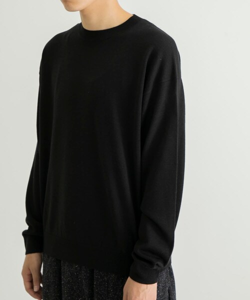 URBAN RESEARCH(アーバンリサーチ)の「coupronde イタリアンウールシルクカシミアニット(ニット/セーター・メンズ・BROWN/O RED/ECRU/BLACK・46/48)」の15枚目の写真