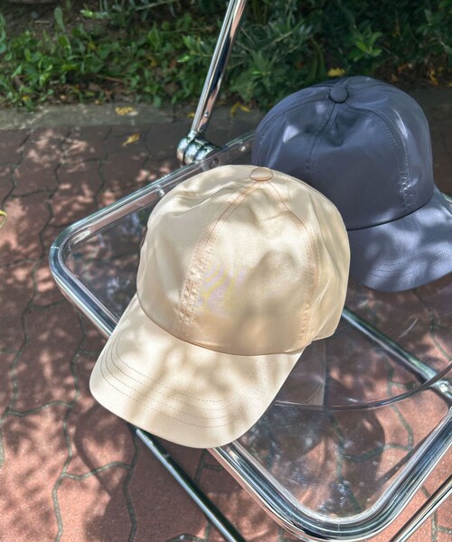 SMELLY（スメリー）の「サテンキャップ（キャップ・レディース・CGY/BEG・-）」の14枚目の写真