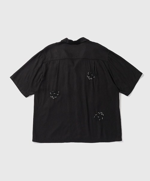 ADAM ET ROPE'(アダムエロペ)の「【NOMARHYTHM TEXTILE for ADAM ET ROPE'】EX Flower Embroidery SS Shirt(シャツ/ブラウス・レディース・ブラック/ホワイト・S)」の11枚目の写真
