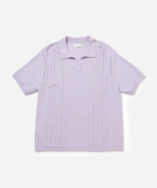 Saturdays NYC(サタデーズ ニューヨークシティ )の「Alex Skipper Polo SS Sweater(その他トップス・メンズ・ブラック/グレー/ラベンダー・L/M/S/XL/XS)」の13枚目の写真