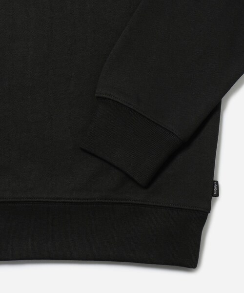 Saturdays NYC(サタデーズ ニューヨークシティ )の「Bowery Script Embroidered Crew(スウェット・メンズ・ブラック/オフホワイト・L/M/S/XL/XS)」の14枚目の写真