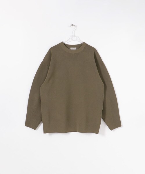 LAATO（ラート）の「ROUNDSLEEVE KNIT（ニット/セーター・レディース・モス/クリーム/インク・Free）」の4枚目の写真