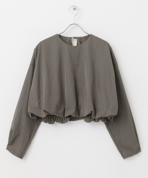 URBAN RESEARCH ROSSO（アーバンリサーチロッソ）の「クロップドバルーンブラウス（シャツ/ブラウス・レディース・ivory/orange/charcoal・FREE）」の15枚目の写真