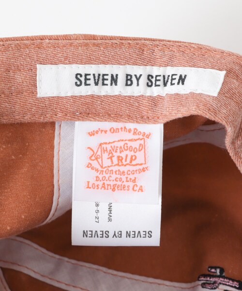 URBAN RESEARCH(アーバンリサーチ)の「SEVEN BY SEVEN BI-COLOR COTTON CAP -Cactus + Logo Embroidery-(キャップ・メンズ・010 Black/140 Green/70Burgundy/150 Orange・Free)」の15枚目の写真