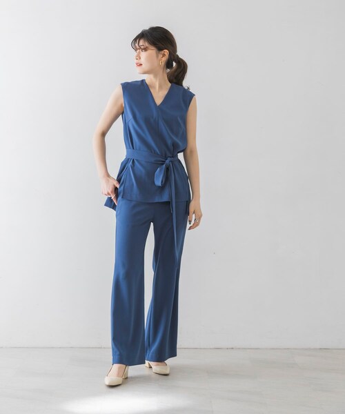 URBAN RESEARCH(アーバンリサーチ)の「LA MAISON ベルト付きセットアップ(セットアップ・レディース・BLUE/BROWN・S/M)」の20枚目の写真