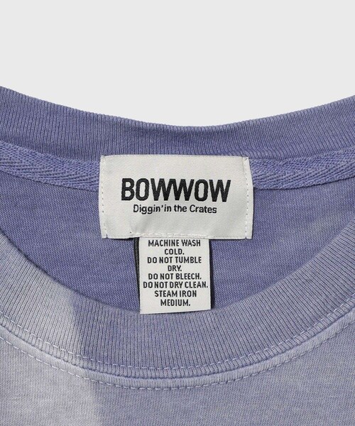 ADAM ET ROPE'(アダムエロペ)の「【BOWWOW/バウワウ】BOAT CLUB TEE AGING(Tシャツ/カットソー・メンズ・ネイビー・L/M/XL)」の11枚目の写真