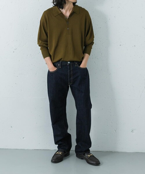 URBAN RESEARCH(アーバンリサーチ)の「『別注』CIOTA×URBAN RESEARCH STRAIGHT 5 POCKET PANTS(デニムパンツ・メンズ・DARK NAVY・30/32/34)」の8枚目の写真
