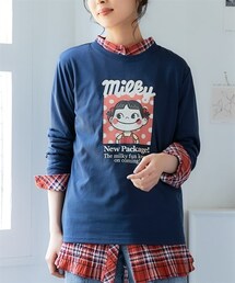 nissen | 大きいサイズ　ペコ・ポコ長袖Ｔシャツ(Tシャツ/カットソー)
