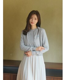 TONAL | 【POLO BCSコラボ】カシミヤ100クルーネックカーデ(カーディガン/ボレロ)