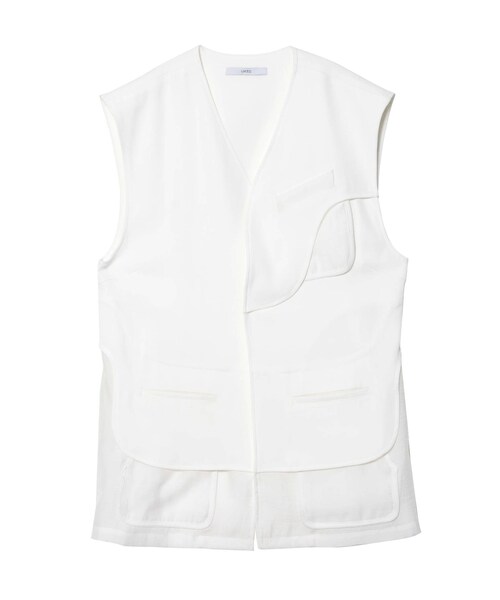 SHEER LAYERED VEST【セットアップ着用可能】