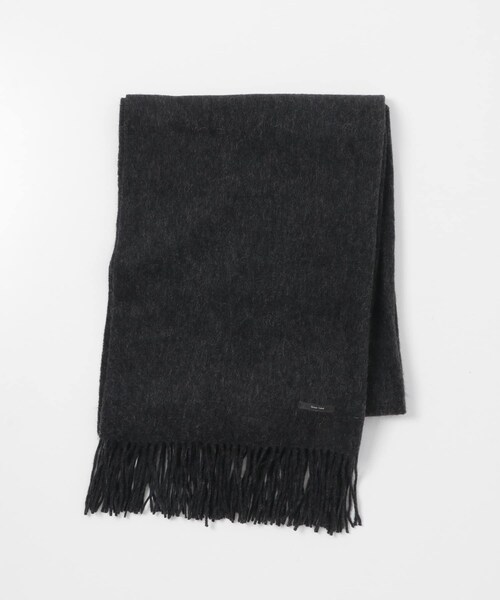 URBAN RESEARCH Sonny Label（アーバンリサーチサニーレーベル）の「大判ウールストール（マフラー・レディース・チャコール/Lグレー/ベージュ/ボルドー・One）」の15枚目の写真