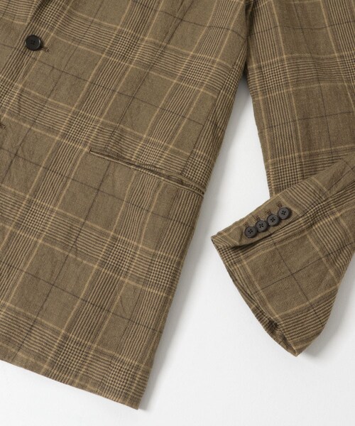 URBAN RESEARCH(アーバンリサーチ)の「A PRESSE Washed Wool Linen Jacket(テーラードジャケット・メンズ・BEIGE・2/3)」の5枚目の写真