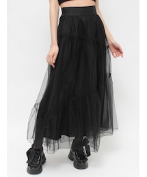 EATME | アシンメトリーティアードスカート(スカート)