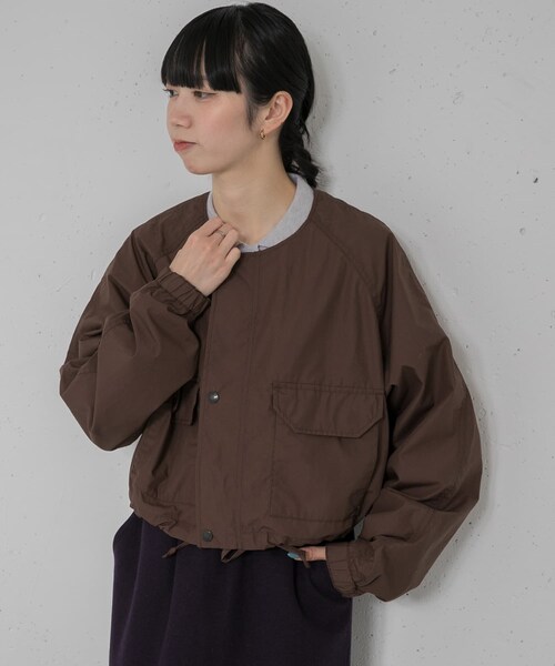 EKAL(エカル)の「THE NORTH FACE PURPLE LABEL 65/35 Field Cropped Jacket(ブルゾン・レディース・A GRAY/BROWN・S/M)」の15枚目の写真