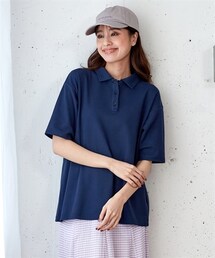 nissen | 吸汗速乾・ＵＶカットカノコ５分袖ポロシャツ＜大きいサイズ有＞(ポロシャツ)