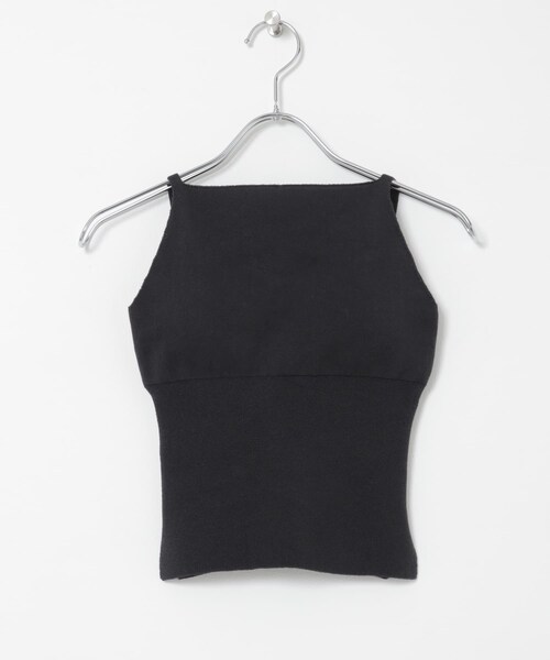 THE GOODLAND MARKET（ザグッドランドマーケット）の「nakes　Cotton Silk Halter Tank（タンクトップ・レディース・Dark Moss/Fog Gray/Ginger・1）」の5枚目の写真