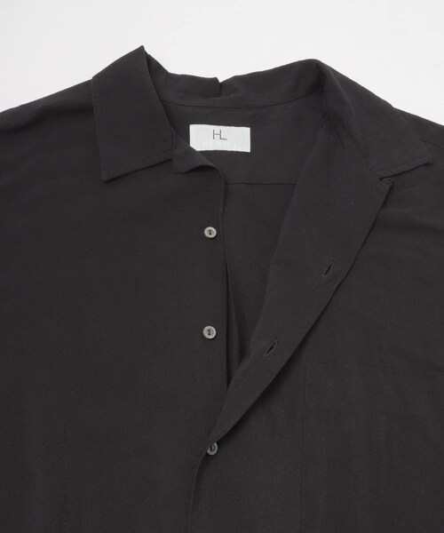 URBAN RESEARCH(アーバンリサーチ)の「HERILL Silkcottonnep Opencolorshirt(シャツ/ブラウス・メンズ・Black・2/3)」の4枚目の写真