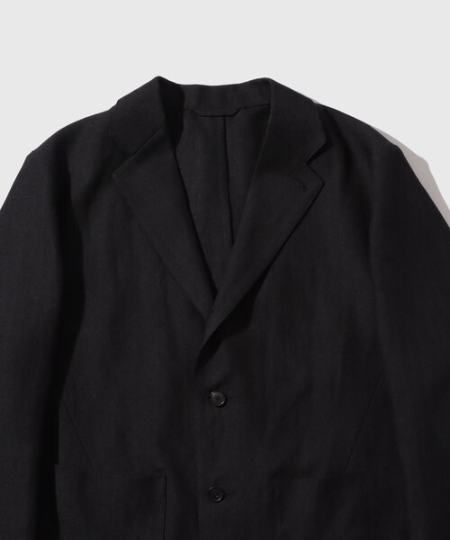 ADAM ET ROPE'（アダムエロペ）の「【HEUGN for WILD LIFE TAILOR】EX Henrri LINEN（テーラードジャケット・メンズ・スミクロ・1/2/3/4）」の6枚目の写真