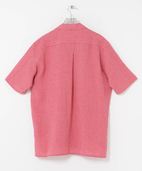 URBAN RESEARCH(アーバンリサーチ)の「『別注』Cale×URBAN RESEARCH ギンガムチェック SHORT-SLEEVE SHIRTS(シャツ/ブラウス・メンズ・PINK×RED・3/4)」の14枚目の写真
