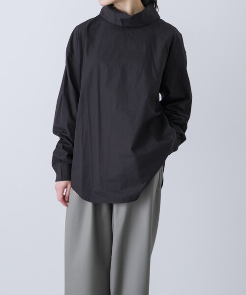 かぐれ（カグレ）の「SEEALL　FENCING SHIRTS（シャツ/ブラウス・レディース・WHITE/BLACK・46）」の2枚目の写真