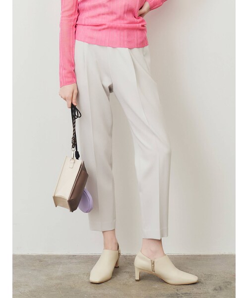 ELENDEEK（エレンディーク）の「EASY TAPERED PT（その他パンツ・レディース・グリーン/ミントグリーン/ブルー/ライトグレー/ブラック/ピンク/イエロー/ブラウン/チャコールグレー/ミックス/アイスブルー/アクア/ラベンダー/ダークブラウン・00/01/02/03）」の4枚目の写真