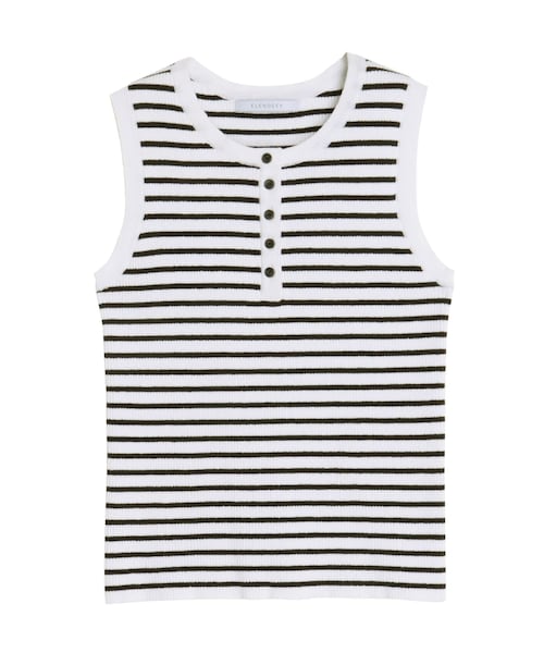 ELENDEEK（エレンディーク）の「HENRY NECK RIB KT（ニット/セーター・レディース・オフホワイト/ブラック/ピンク/ブラウン/ブルー/ミックス・F）」の2枚目の写真