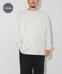 HANES | HANES×LOWERCASE　Crew Neck L/S Tee(Tシャツ/カットソー)