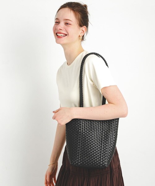 URBAN RESEARCH Sonny Label（アーバンリサーチサニーレーベル）の「メルカドトートバッグ（トートバッグ・レディース・ブラック×オフ/ブラック/ホワイト・one）」の10枚目の写真