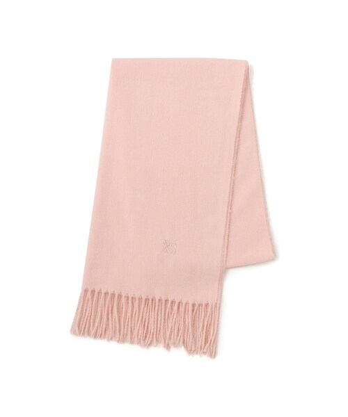 VIS（ビス）の「なめらかタッチ刺繍入りストール（ストール/ショール・レディース・ブラック/ライトグレー/オフホワイト/ベージュ/ピンク系・F）」の11枚目の写真