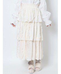 merry jenny | frill frill frillティアードスカート(スカート)
