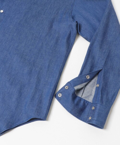 URBAN RESEARCH(アーバンリサーチ)の「semoh Eastern Western Shirts(シャツ/ブラウス・メンズ・LIGHT BLUE・2/3)」の8枚目の写真
