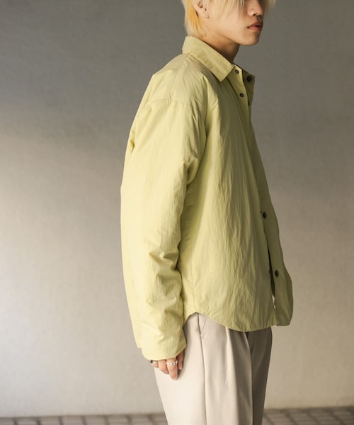 SENSE OF PLACE by URBAN RESEARCH(センスオブプレイスバイアーバンリサーチ)の「パデッドルーズシャツ(シャツ/ブラウス・メンズ・BLACK/L.BROWN/BEIGE/L.BLUE・M/L)」の3枚目の写真