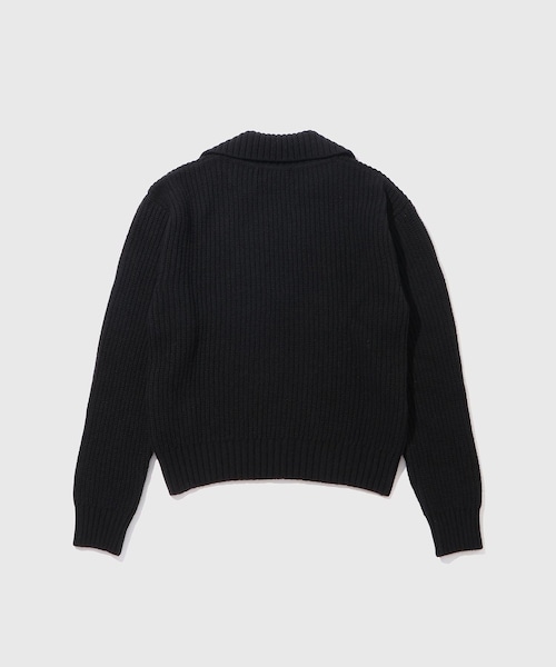 ADAM ET ROPE'(アダムエロペ)の「【mfpen/エムエフペン】Collar Sweater(ニット/セーター・メンズ・ブラック・L/M)」の10枚目の写真