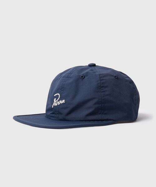 ADAM ET ROPE'（アダムエロペ）の「【by Parra/バイ・パラ】  Signature 6 panel hat（キャップ・メンズ・ホワイト/ダークブラウン/ネイビー系・F）」の7枚目の写真