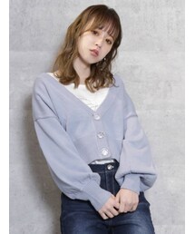 dazzlin | バッククロスクロップドカーディガン(カーディガン/ボレロ)