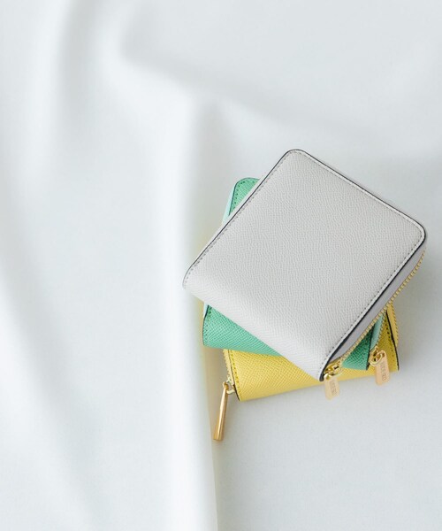 RODE SKO（ロデスコ）の「二つ折りミニ財布（財布・レディース・GUNMETAL2/L.GRAY/GREEN/BLACK/ORANGE/GOLD/GUNMETAL/MINT/YELLOW/L.GRAY2/L.PINK/MINT2/YELLOW2/SAXBLUE/GOLD2・one/One）」の3枚目の写真
